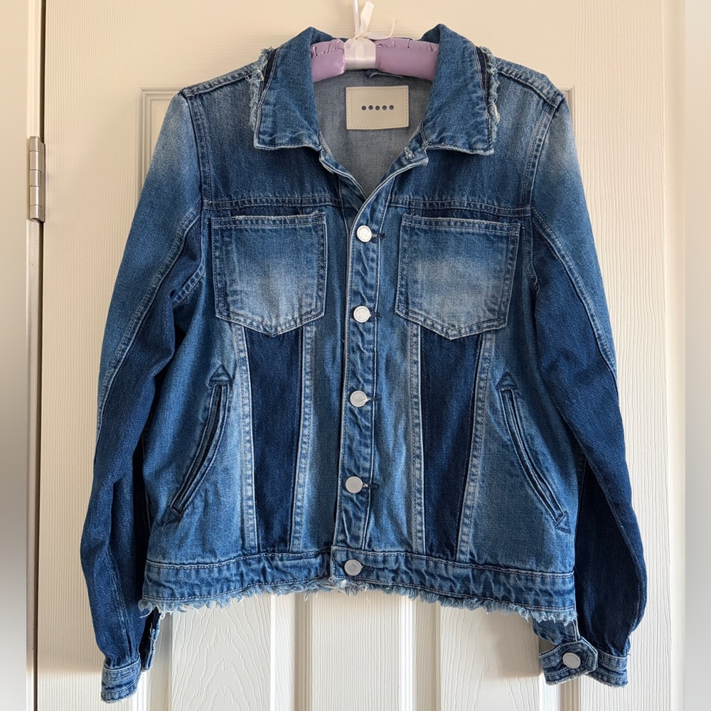 Blank NYC Denim Jean Jacket Women Size Medium